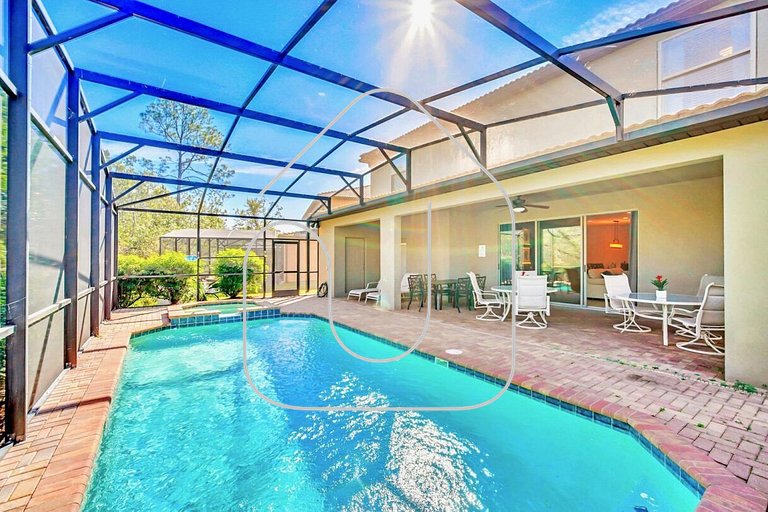 8BR/6BA Luxury Villa, Private Pool, Disney