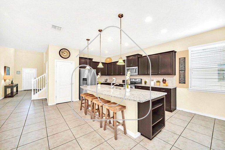 8BR/6BA Luxury Villa, Private Pool, Disney