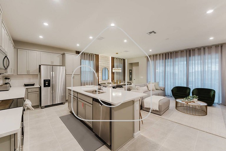 Luxury 6BR Villa near Disney with Pool