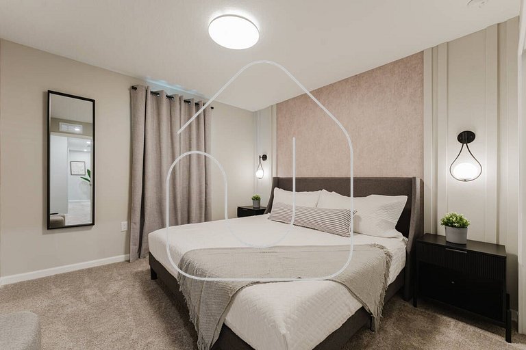 Luxuosa Casa 6 Quartos Próx. à Disney