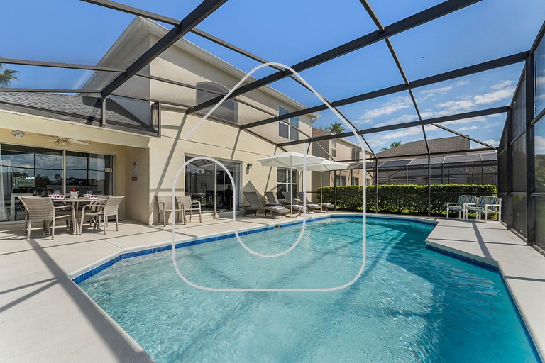 Lake View Home w/ Private Pool & 5BR – Near Disney