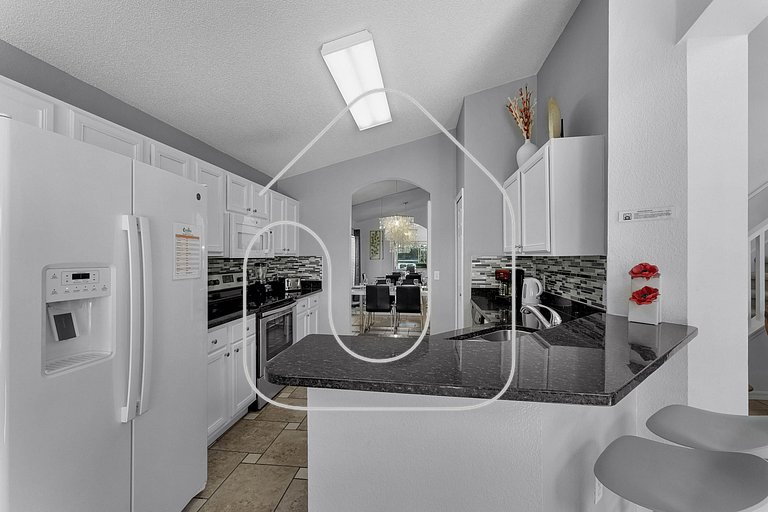 Casa Vista Lago c/ Piscina Privada – Próx. Disney