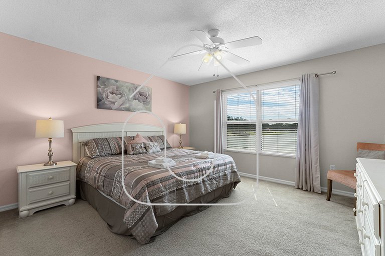 Lake View Home w/ Private Pool & 5BR – Near Disney