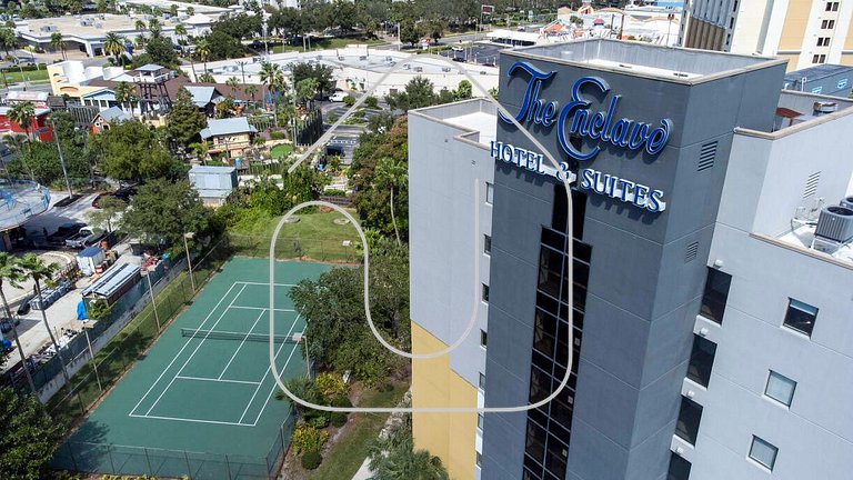 Estúdio The Enclave – Piscinas, academia e vista