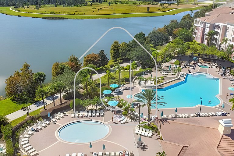 Luxo no Vista Cay | 4 quartos perto da Universal