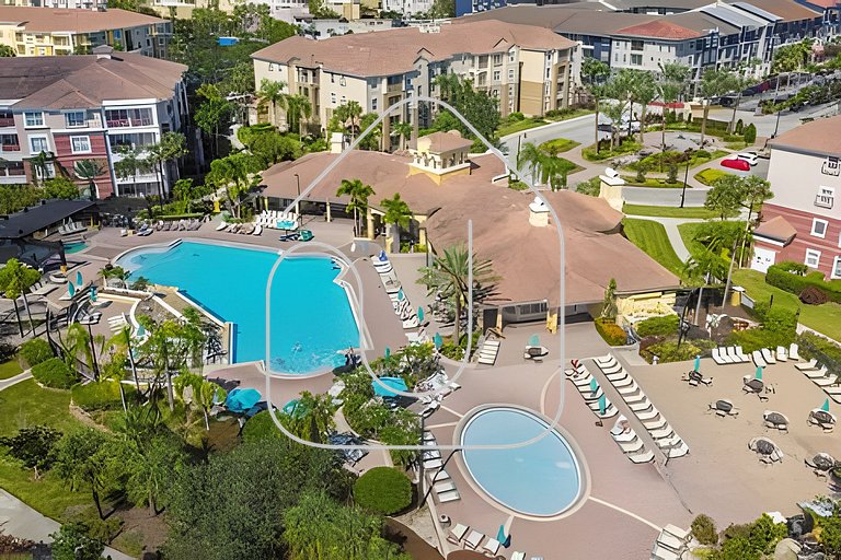 Luxo no Vista Cay | 4 quartos perto da Universal