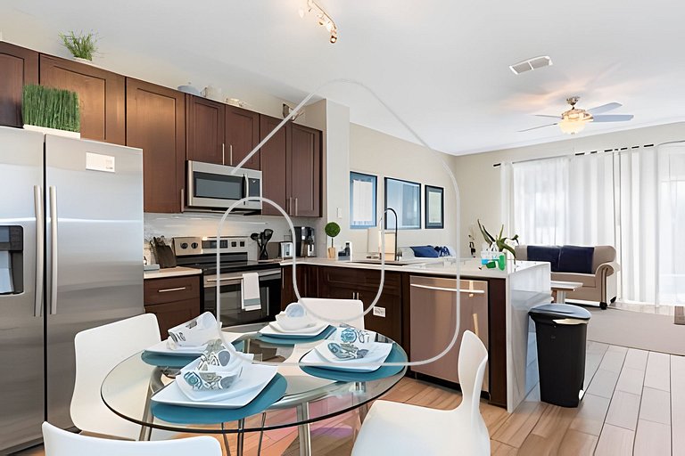 Casa Moderna 3Q no Storey Lake – 10 Min da Disney