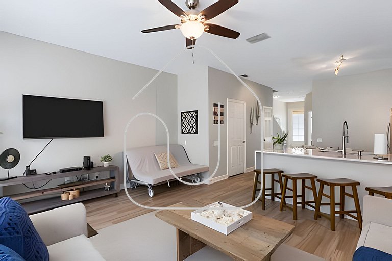 Modern 3BR Home in Storey Lake – 10 Min to Disney