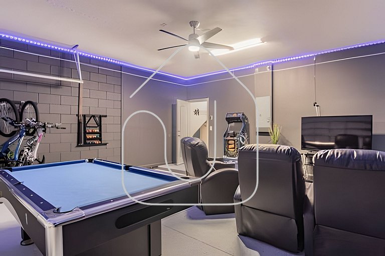 Casa 6Q Solterra, Piscina e Game Room
