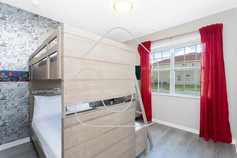 Casa Familiar c/ Piscina 9 Quartos Perto Disney