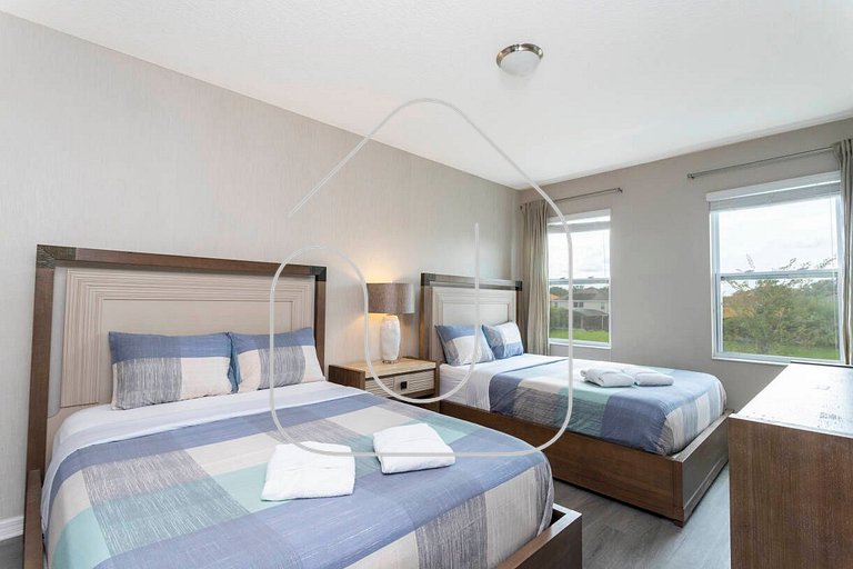 Casa Familiar c/ Piscina 9 Quartos Perto Disney