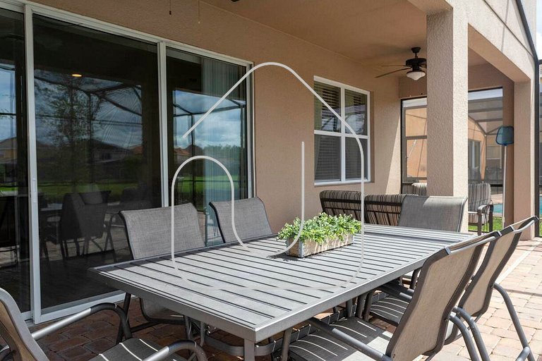 Casa Familiar c/ Piscina 9 Quartos Perto Disney