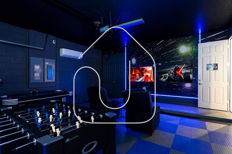 Casa Familiar c/ Piscina 9 Quartos Perto Disney