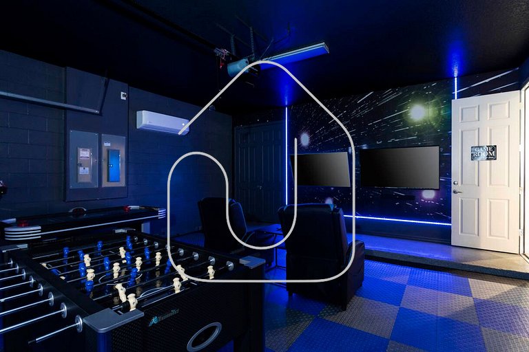 Casa Familiar c/ Piscina 9 Quartos Perto Disney