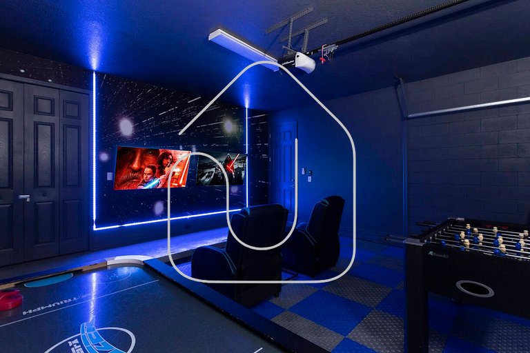 Casa Familiar c/ Piscina 9 Quartos Perto Disney