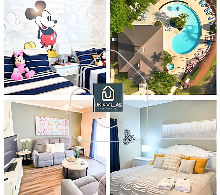 Cozy 4BR Home 5 Miles from Disney - 7105