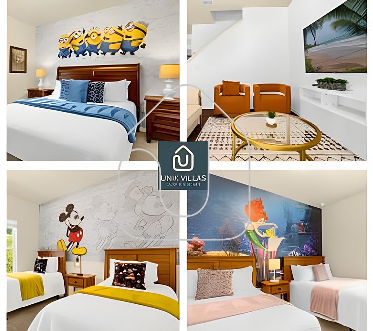 Unik 11-105 · Disney 4-Bed Home Thematic Rooms - 11105