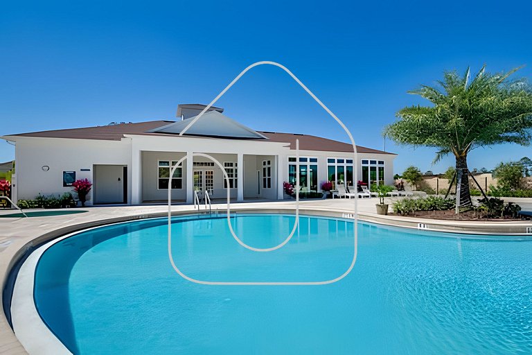 Unik 8979 WL · Amazing 4BRD House near Disney-8979