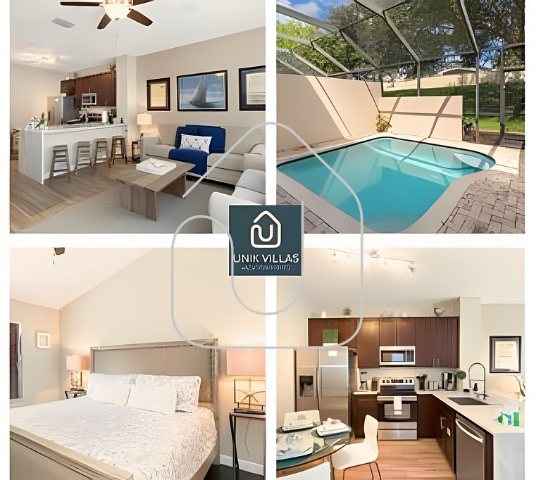 Orlando Pool Home 3BR & 3BA - 2417