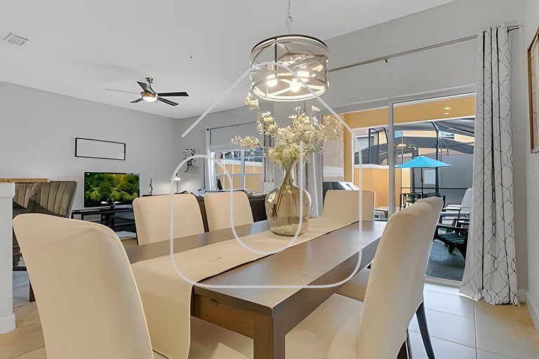 Orlando 4BR/3BA Villa with Private Pool by Disney - 8979PP