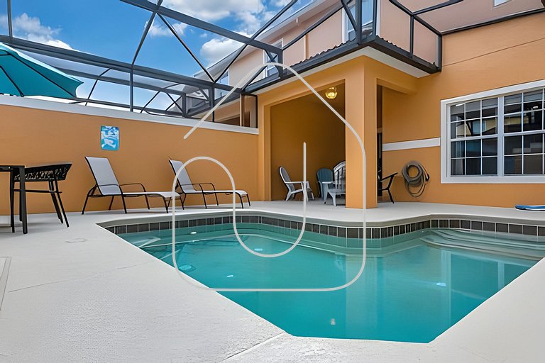 Orlando 4BR/3BA Villa with Private Pool by Disney - 8979PP
