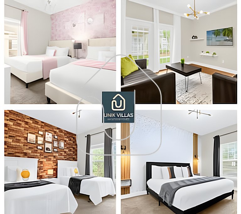 Orlando 4-BDR 5 miles from Disney - 1104