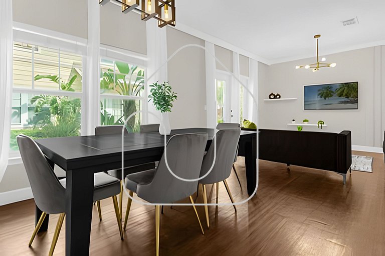 Orlando 4-BR 5 miles from Disney - 1104