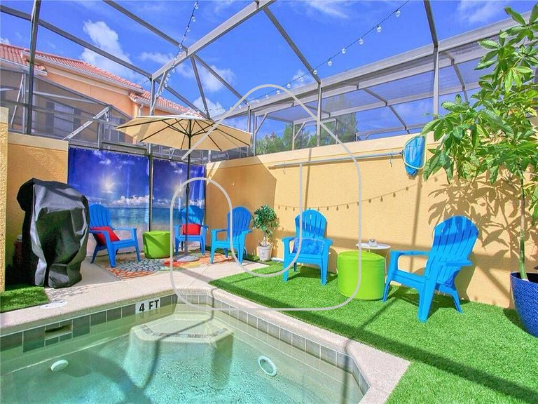Paradise Palms 3BR Townhome -Private Pool