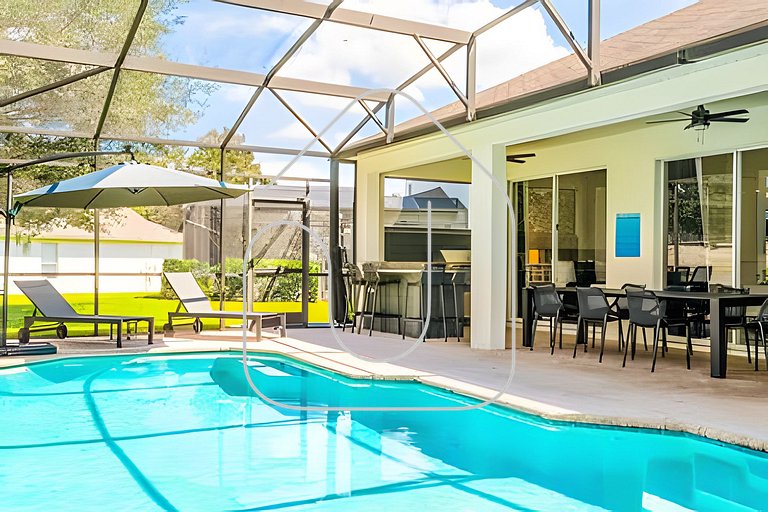 Casa 4Q Windsor Hills c/ Piscina e Game Room