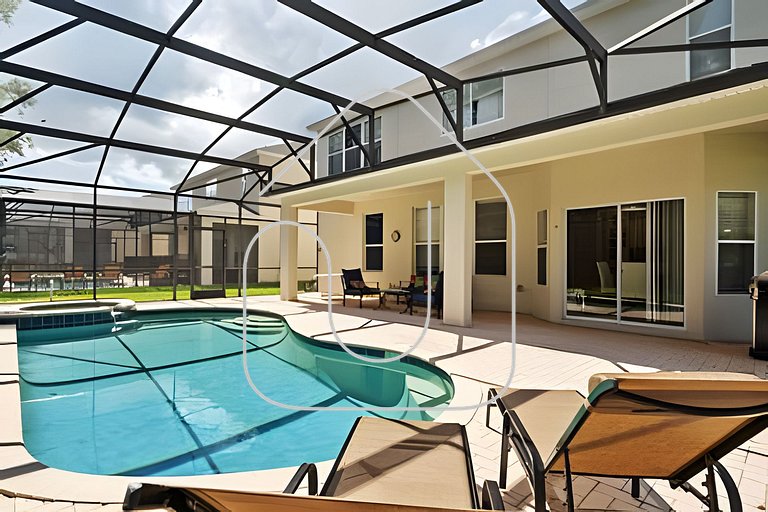 Windsor Hills 5BR ☆ 5min to Disney + Pool