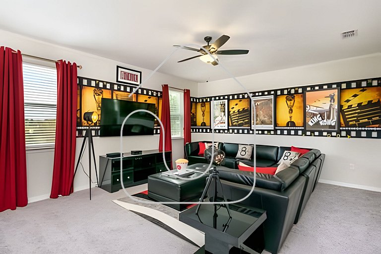 Disney 6BR Villa w/ Pool & Themed Rooms