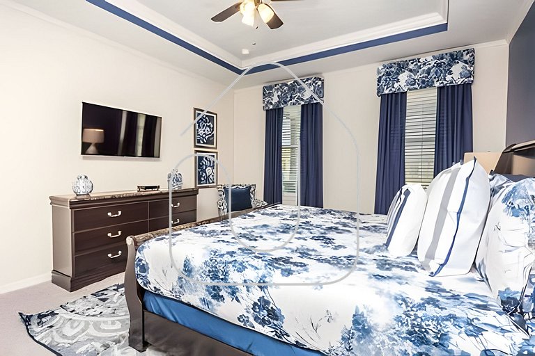 Disney 6BR Villa w/ Pool & Themed Rooms