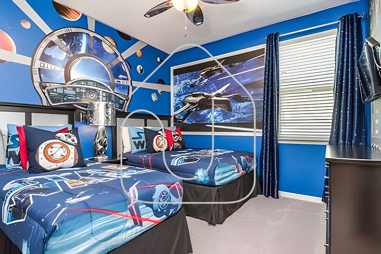 Casa 6Q Solara c/ Piscina e Quartos Temáticos
