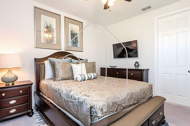 Disney 6BR Villa w/ Pool & Themed Rooms