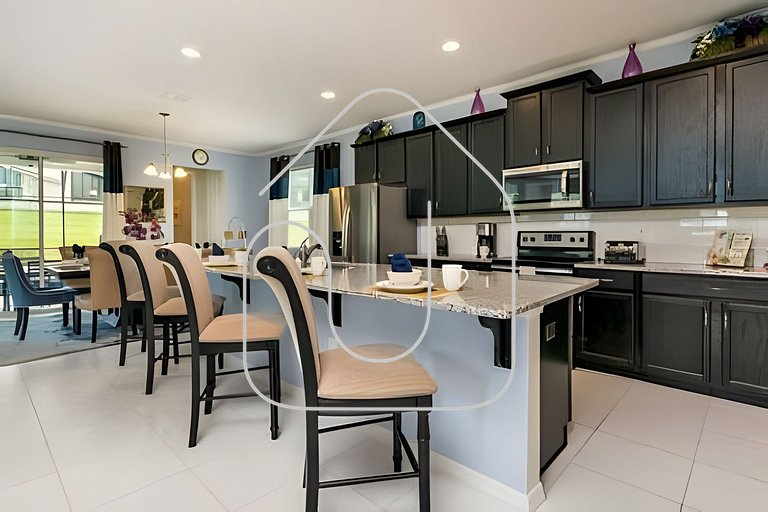 Disney 6BR Villa w/ Pool & Themed Rooms