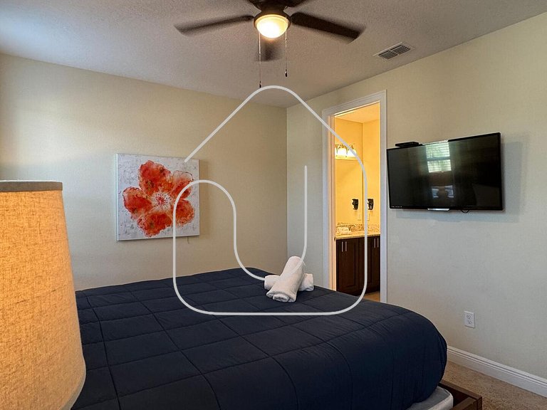 Casa 8Q c/ Piscina e Spa — Perto da Disney