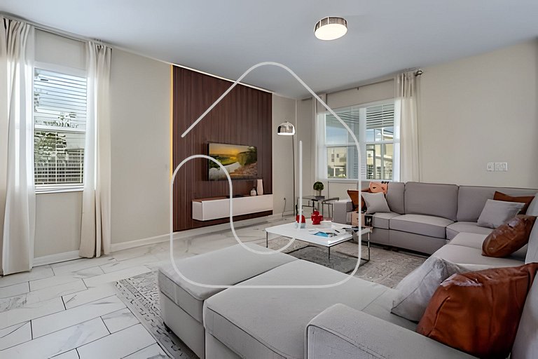 Casa 8Q c/ Piscina, Cinema e Game Room