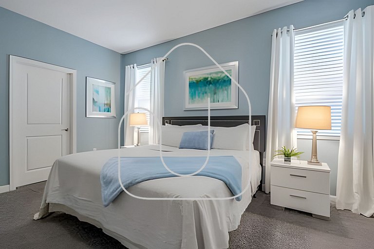 Casa 8Q c/ Piscina, Cinema e Game Room