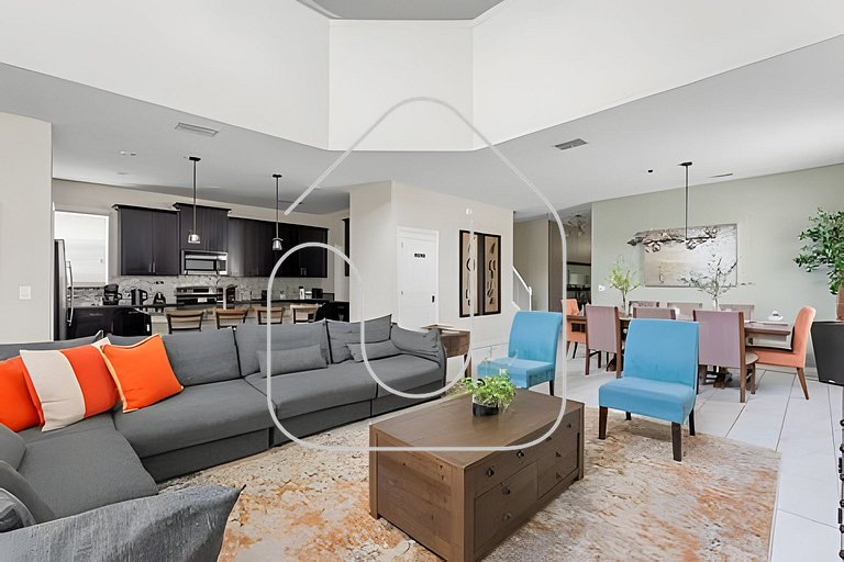 Casa 5Q c/ Piscina Sul e Game Room – Storey Lake