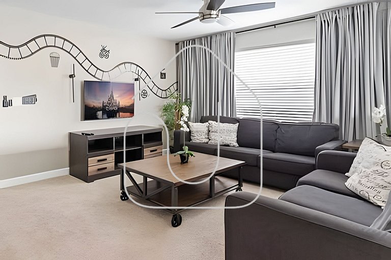 Casa 5Q c/ Piscina Sul e Game Room – Storey Lake