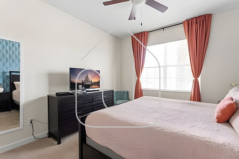 Casa 5Q c/ Piscina Sul e Game Room – Storey Lake