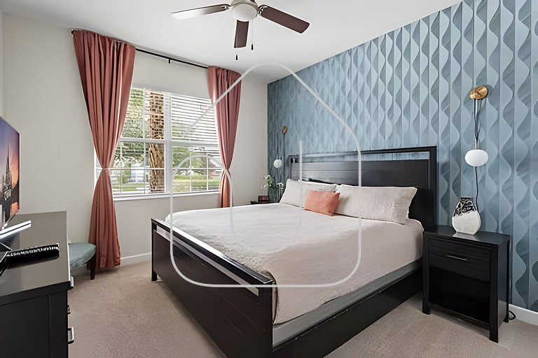 Casa 5Q c/ Piscina Sul e Game Room – Storey Lake