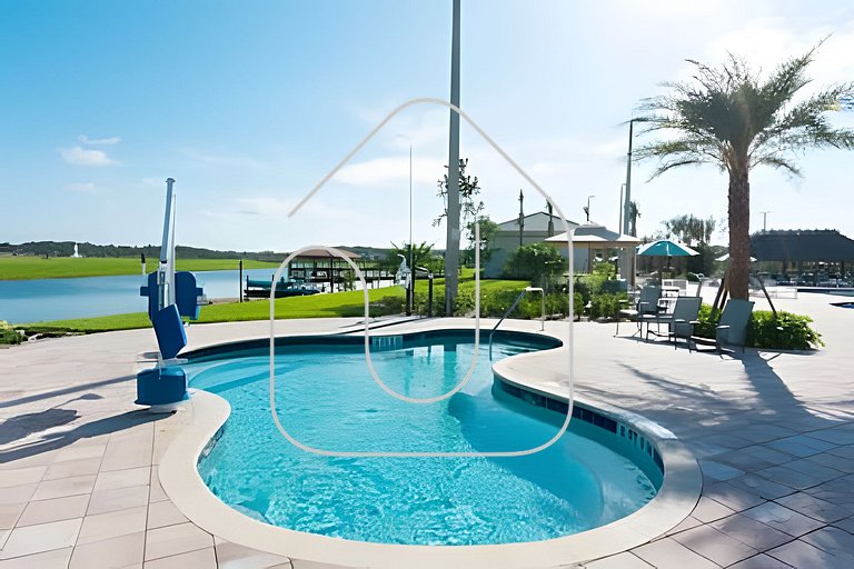 Casa 5Q c/ Piscina Sul e Game Room – Storey Lake