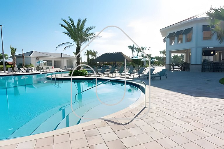 Casa 5Q c/ Piscina Sul e Game Room – Storey Lake