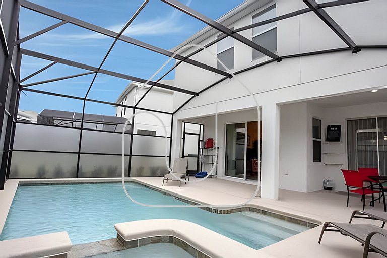 Casa 6Q c/ Piscina – 10 Min da Disney