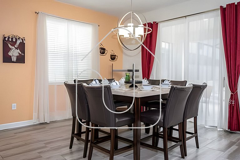 Casa 6Q c/ Piscina – 10 Min da Disney