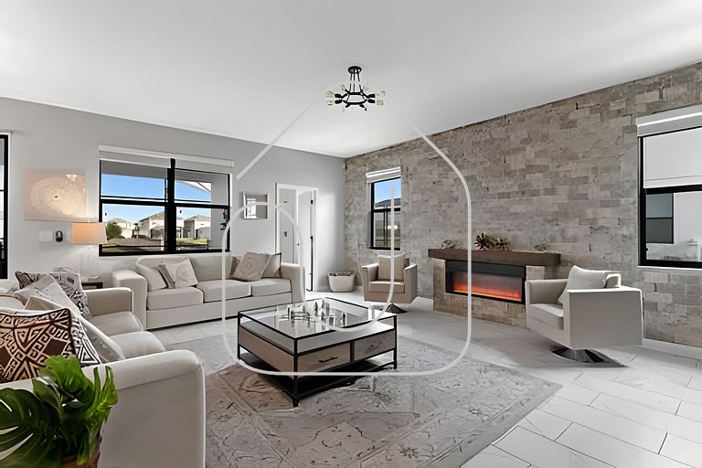 Luxury 6BR Villa w/ Pool, Spa & Near Disney