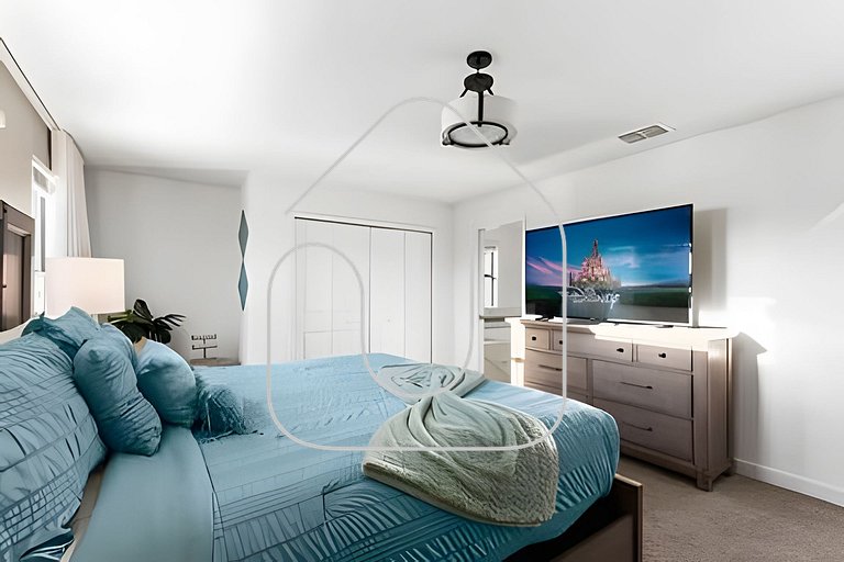 Luxury 6BR Villa w/ Pool, Spa & Near Disney