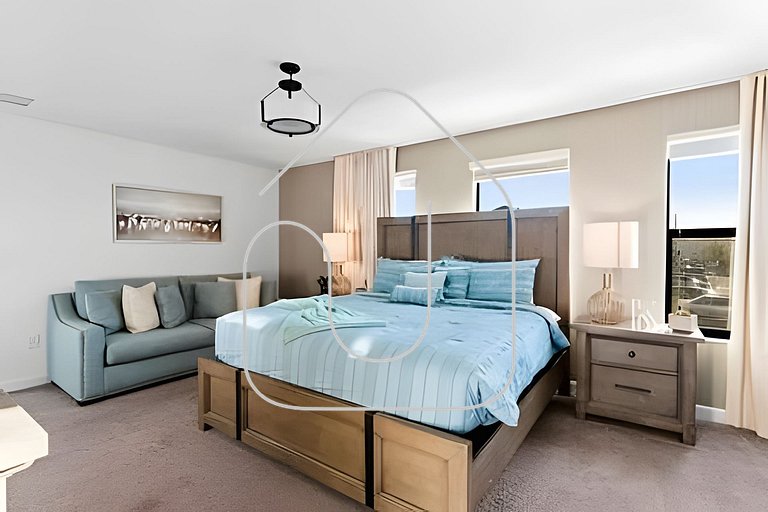 Luxury 6BR Villa w/ Pool, Spa & Near Disney