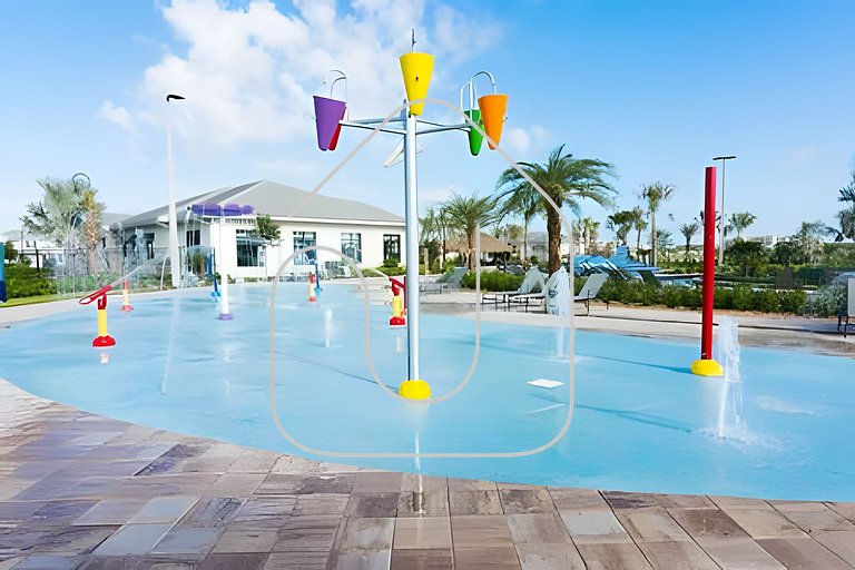 Villa 6Q Luxo c/ Piscina, Spa e Perto da Disney